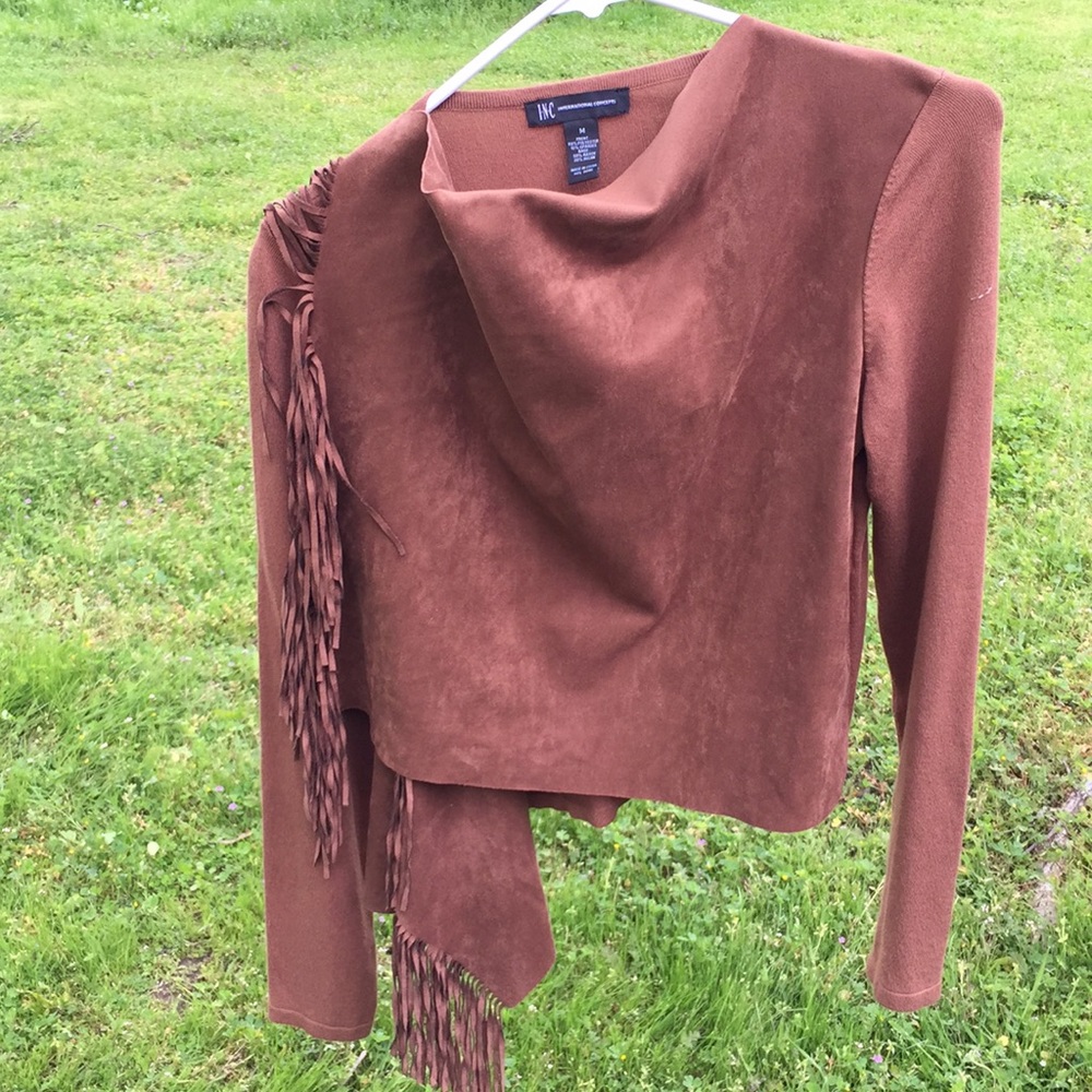 Inc Brown sweater wrap
